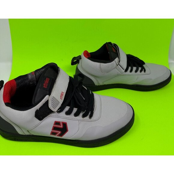 Etnies Culvert Mid Top Black Flat Shoes Gray Mens 11 MTB Skate Sneakers - Picture 7 of 10